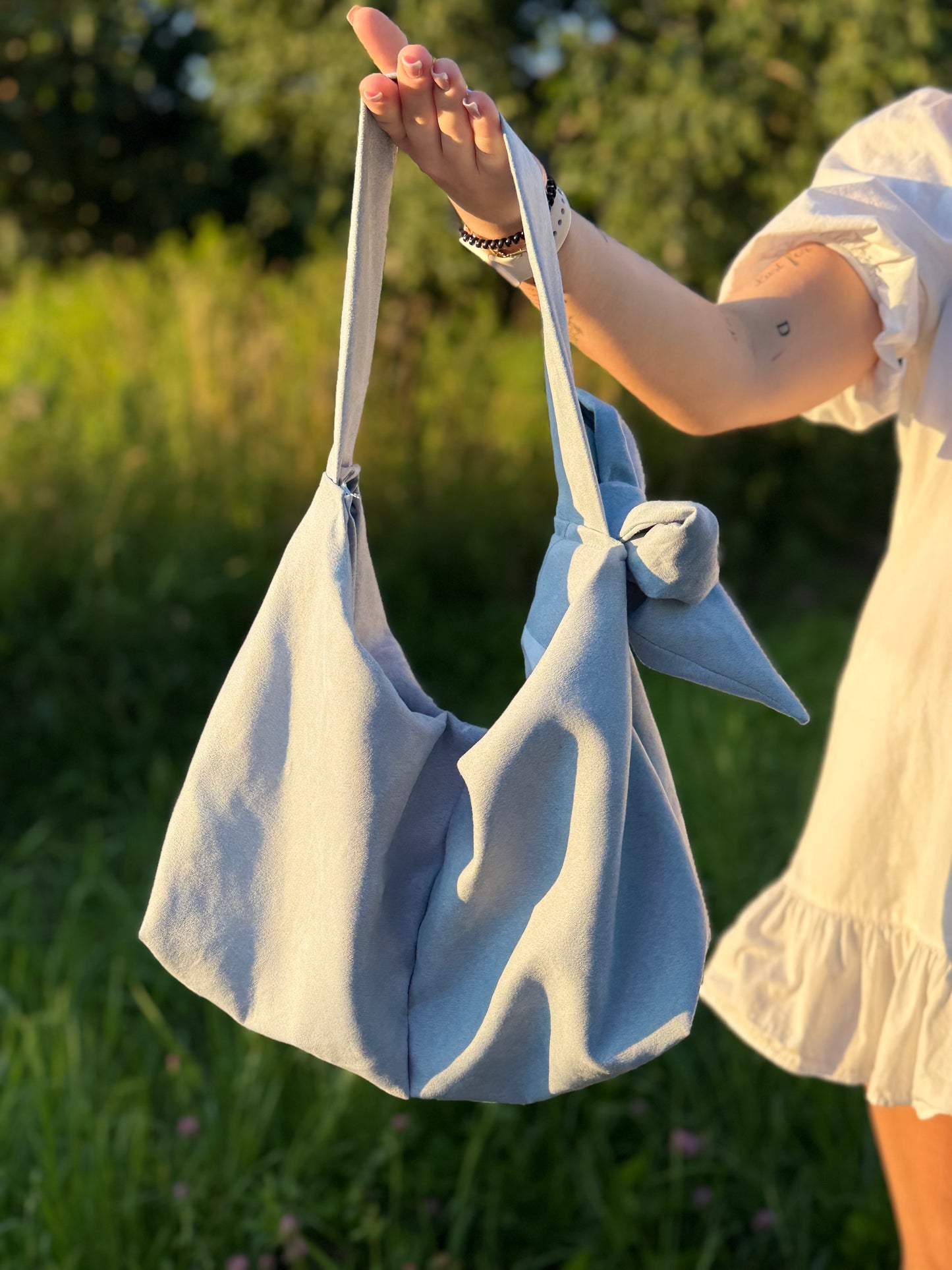 Summer bow błękit