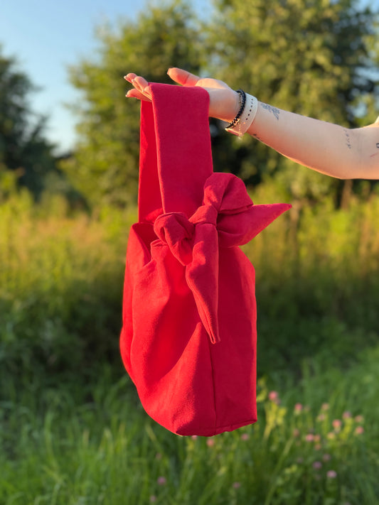 Summer bow czerwony